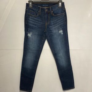 Aeropostal blue destress jeans size 4 short